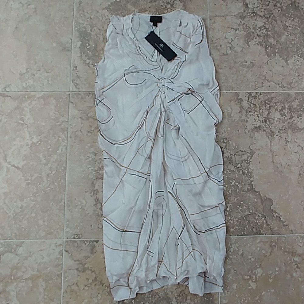 BR monogram silk and rayon dress size 4